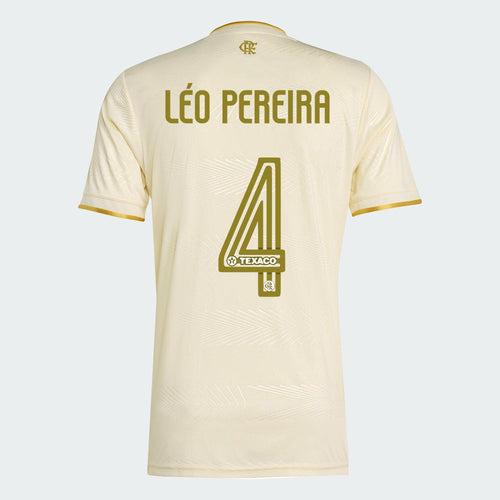 Camisa Adidas Flamengo 2025/26 III Léo Pereira N° 4